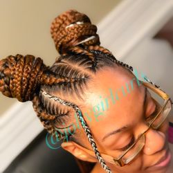 Jolly Girl Curls - Feed in Space Buns