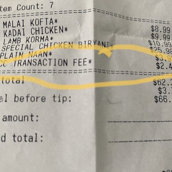 Kurrys - Credit cards transaction fee - Indian Near Me - Farmington Hills, Michigan Kurrys - Credit cards transaction fee - Indian Near Me - Farmington Hills, Michigan