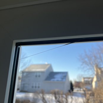 Power Home Remodeling - Glue inside glass that should have never been installed like that. (Going on 6 months to replace) - Windows Installation Near Me - Chicago, Illinois Power Home Remodeling - Glue inside glass that should have never been installed like that. (Going on 6 months to replace) - Windows Installation Near Me - Chicago, Illinois