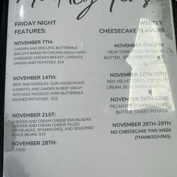 Sweet Oaks Bakery And Bistro - Monthly specials - Breakfast & Brunch Near Me - Collins, Iowa Sweet Oaks Bakery And Bistro - Monthly specials - Breakfast & Brunch Near Me - Collins, Iowa