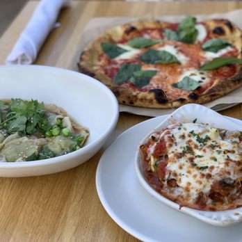 True Food Kitchen - Edamame Dumplings (Veg), Margherita Pizza (Veg), Spaghetti Squash Casserole (Veg, Gluten Free) - Vegetarian Near Me - Pasadena, California True Food Kitchen - Edamame Dumplings (Veg), Margherita Pizza (Veg), Spaghetti Squash Casserole (Veg, Gluten Free) - Vegetarian Near Me - Pasadena, California