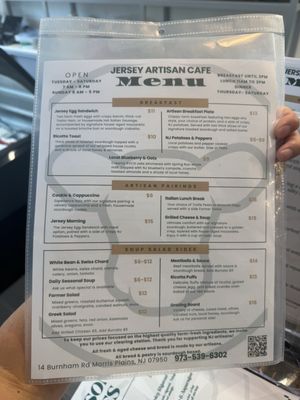 Menu photo 4 Jersey Artisan Cafe Morris Plains, NJ