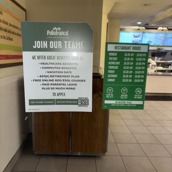 Pollo Tropical - Hours and now hiring - Fast Food Near Me - Cooper City, Florida