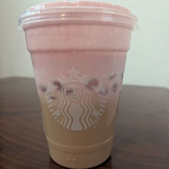 Starbucks - It's a coffee with strawberry cold foam but I order a matcha with strawberry cold foam - Coffee & Tea Near Me - Buena Park, California