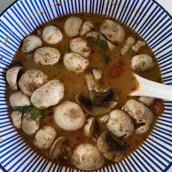 Charm Thai Kitchen & Coffee - Tom Yum chicken soup - Thai Near Me - Henderson, Nevada Charm Thai Kitchen & Coffee - Tom Yum chicken soup - Thai Near Me - Henderson, Nevada