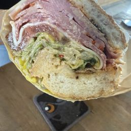 Up close friends sandwich