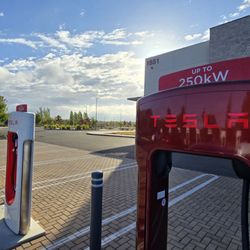 Tesla Supercharger - site of the number 50,000 supercharger