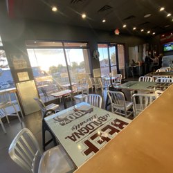 J.Dawgs - The food is always good but this one in orem is always way messy so we just get our food to go. All the tables had crumbs and sticky stuff.