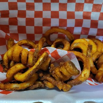 The Right Spot - 5 dollars worth of curly fries - Sandwiches Near Me - Denison, Texas The Right Spot - 5 dollars worth of curly fries - Sandwiches Near Me - Denison, Texas