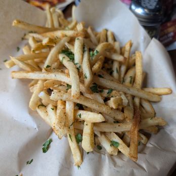 Mad Anthonys Pizza - Fry basket. The fries are seasoned. - Italian Near Me - Cincinnati, Ohio Mad Anthonys Pizza - Fry basket. The fries are seasoned. - Italian Near Me - Cincinnati, Ohio