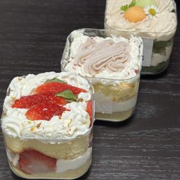 Strawberry, Taro, Matcha
