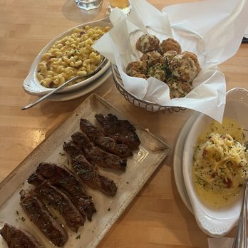 Little Joe’s Steakhouse - Spread - ribeye, mac n cheese, mushroom, potato gratin - Steakhouses Near Me - Honolulu, Hawaii