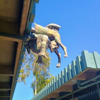 Barnsdall Art Park - Sculpture at Barnsdall Junior Art Center. - Parks Near Me - Los Angeles, California