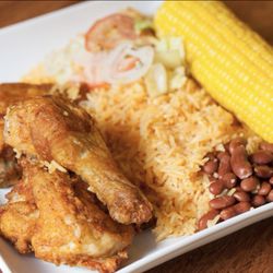 Kennedy Fried Chicken - Fried chicken with #RiceAndBeans all new  #DiscoverDanbury best fried chicken