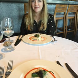 The Seafood Restaurant - Grilled Sea Bass with Padron Peppers.