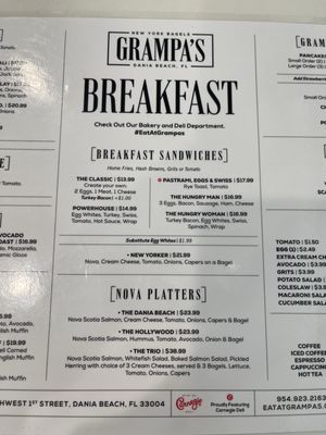 Menu photo 2 Grampa’s Cafe Dania Beach, FL Menu photo 2 Grampa’s Cafe Dania Beach, FL