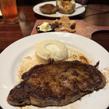 LongHorn Steakhouse - Ribeye medium well with mash potatoes - Steakhouses Near Me - Temecula, California LongHorn Steakhouse - Ribeye medium well with mash potatoes - Steakhouses Near Me - Temecula, California