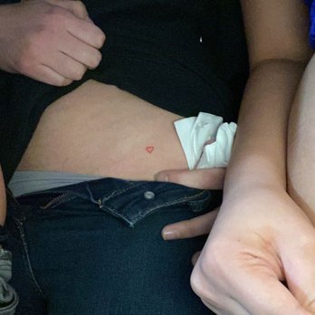 Houston Tattoo and Brows Studio - We all got three heart tattoos! - Tattoo Near Me - Houston, Texas