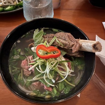 Saigon Fusion - Beef pho with rib - Vietnamese Near Me - Boston, Massachusetts Saigon Fusion - Beef pho with rib - Vietnamese Near Me - Boston, Massachusetts