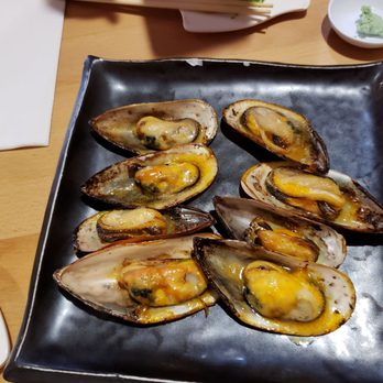 Sushi Taku - Baked mussels - Japanese Near Me - Chicago, Illinois Sushi Taku - Baked mussels - Japanese Near Me - Chicago, Illinois