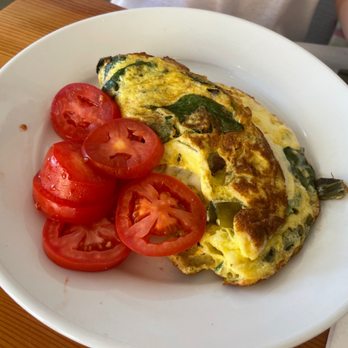 Shorehouse Kitchen - Monterey omelette 17 bucks with some sliced tomatoes on it. You be the judge. - Breakfast & Brunch Near Me - Carlsbad, California Shorehouse Kitchen - Monterey omelette 17 bucks with some sliced tomatoes on it. You be the judge. - Breakfast & Brunch Near Me - Carlsbad, California