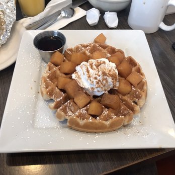 Toasted Bun - Cinnamon Apple Waffle - Breakfast & Brunch Near Me - Glendale, California Toasted Bun - Cinnamon Apple Waffle - Breakfast & Brunch Near Me - Glendale, California