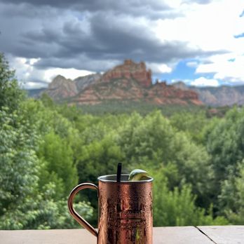 Hideaway House - Traditional mule + view - Pizza Near Me - Sedona, Arizona Hideaway House - Traditional mule + view - Pizza Near Me - Sedona, Arizona