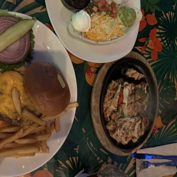 Rainforest Cafe - The Beastly Burger, Amazon Fajitas - Chicken - American Near Me - Ontario, California
