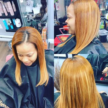 Beauty by Venard - After a keratin my client where decided to have an extension. I colored the hair to be match with my client skin tone - Hair Stylists Near Me - Boston, Massachusetts Beauty by Venard - After a keratin my client where decided to have an extension. I colored the hair to be match with my client skin tone - Hair Stylists Near Me - Boston, Massachusetts