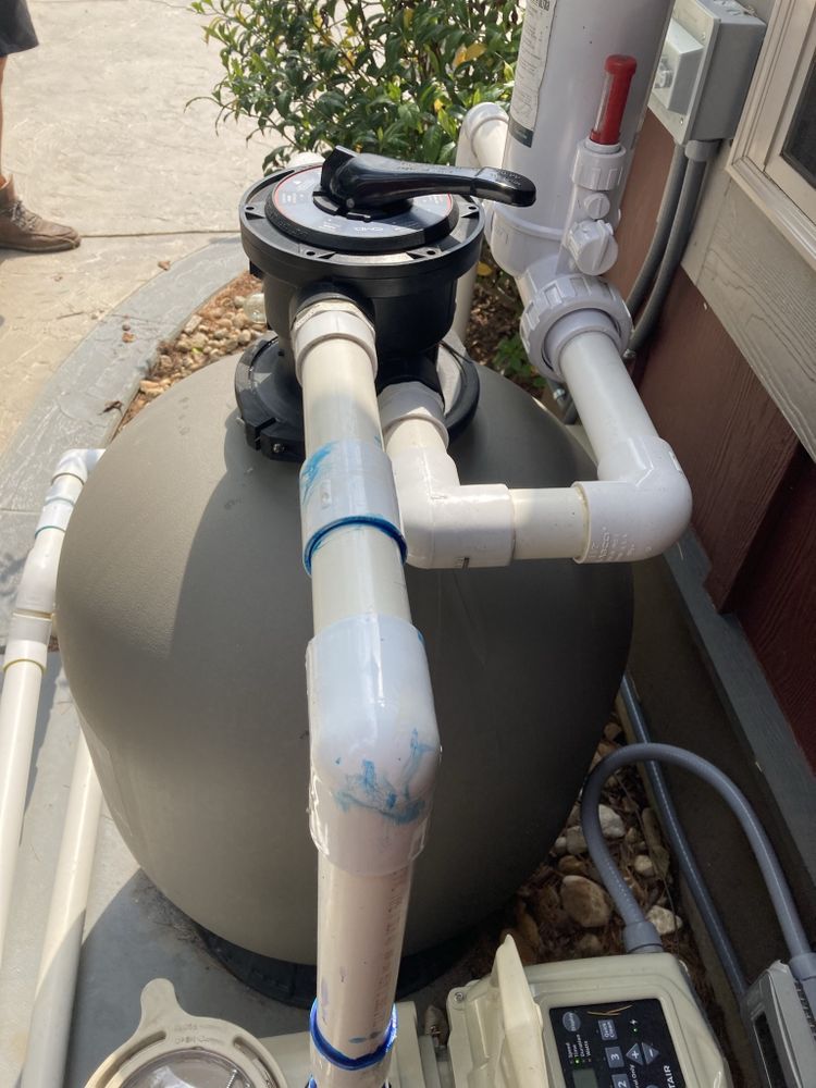 Slide of Pool Plumbing Services