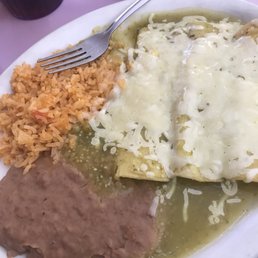 Green enchiladas Green enchiladas