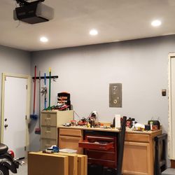 Fournier Remodeling - Security door installation, trim and garage remodel, in cladding all new drywall, texture and paint Fairfield, CA