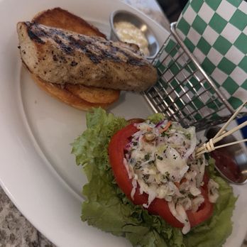 Ten Palms - Mahi-Mahi grilled sandwich. - American Near Me - Hallandale Beach, Florida Ten Palms - Mahi-Mahi grilled sandwich. - American Near Me - Hallandale Beach, Florida