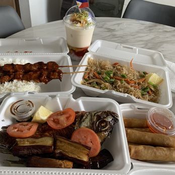 Maganda Cuisine - Pancit Bihon, Bar-b-q Filipino, lumpia or egg roll & Fried Tilapia - Filipino Near Me - Brandon, Florida Maganda Cuisine - Pancit Bihon, Bar-b-q Filipino, lumpia or egg roll & Fried Tilapia - Filipino Near Me - Brandon, Florida