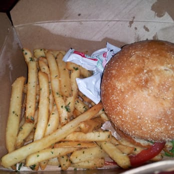 Box Kitchen - Burger in a Box with fries - Food Stands Near Me - San Francisco, California