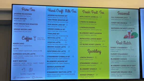 Menu photo 4 LT9 Tea Blends Pasadena, CA