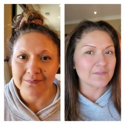 Radiance Brow And Lash - Powder brows before and after