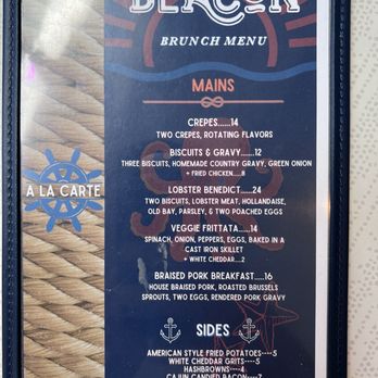 Beacon Corner Bar - Brunch menu - Seafood Near Me - Grand Rapids, Michigan