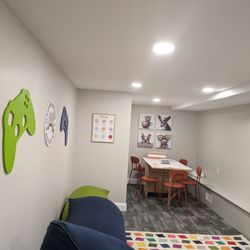 Raising Harts - Downstairs art and video games room