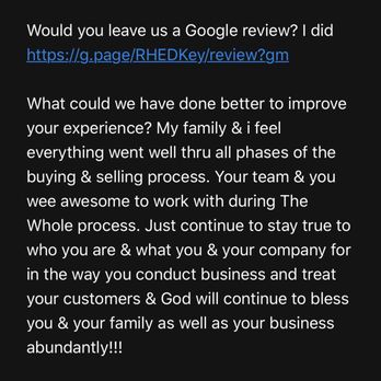 RHED Key Properties - A Sellers Email Review Part 2 - Real Estate Services Near Me - Huntsville, Alabama RHED Key Properties - A Sellers Email Review Part 2 - Real Estate Services Near Me - Huntsville, Alabama