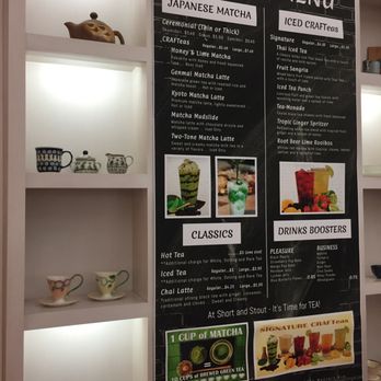 Short and Stout Tea - The tea shop menu for prepared cups to stay or to go. The assam boba isn't on the menu. But the 12oz custom order cost just under $6. - Bubble Tea Near Me - Albany, New York Short and Stout Tea - The tea shop menu for prepared cups to stay or to go. The assam boba isn't on the menu. But the 12oz custom order cost just under $6. - Bubble Tea Near Me - Albany, New York