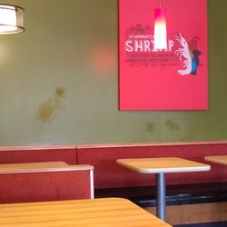 Nasty dirty spots on the wall / paint.