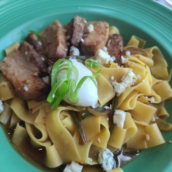 Scratch Kitchen - Pork chops and pasta with an egg - Breakfast & Brunch Near Me - Honolulu, Hawaii Scratch Kitchen - Pork chops and pasta with an egg - Breakfast & Brunch Near Me - Honolulu, Hawaii