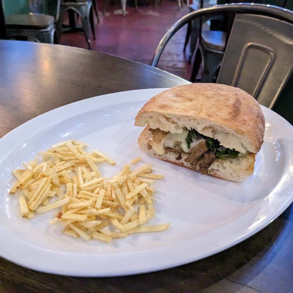 Bread N Wine - Slow roasted leg of lamb half sandwich - Sandwiches Near Me - New York, New York Bread N Wine - Slow roasted leg of lamb half sandwich - Sandwiches Near Me - New York, New York