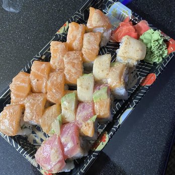 Kobe Sushi & Grill - Rainbow Roll and Alaskan Roll - Japanese Near Me - Bentonville, Arkansas Kobe Sushi & Grill - Rainbow Roll and Alaskan Roll - Japanese Near Me - Bentonville, Arkansas