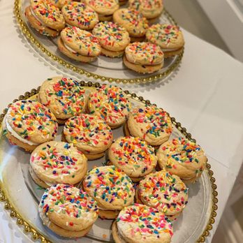 Hamley Bake Shoppe - Sprinkle Cookies with Butter Cream in the Center - Custom Cakes Near Me - Meridianville, Alabama