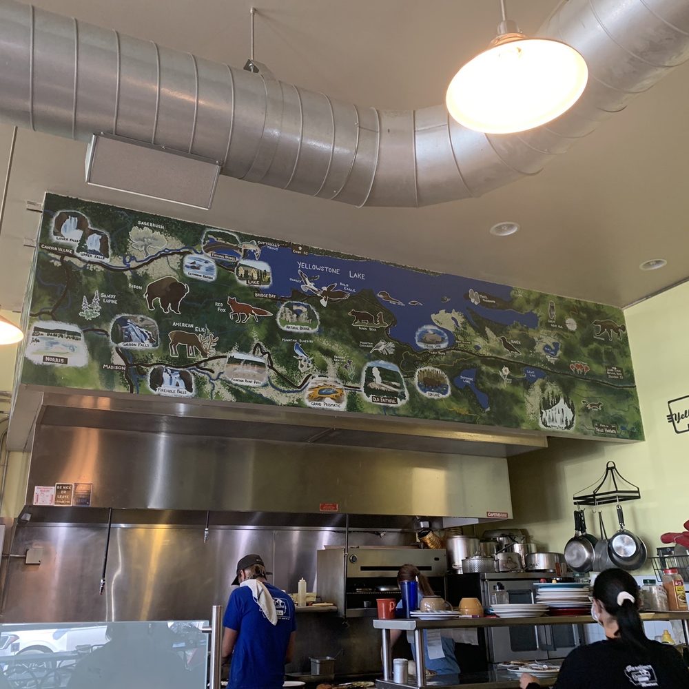 Yellowstone Grill - Love all the Yellowstone art on the walls! - American Near Me - Gardiner, Montana Yellowstone Grill - Love all the Yellowstone art on the walls! - American Near Me - Gardiner, Montana