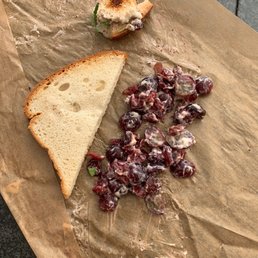 Grape Almond Chicken Salad Sandwich Grape Almond Chicken Salad Sandwich