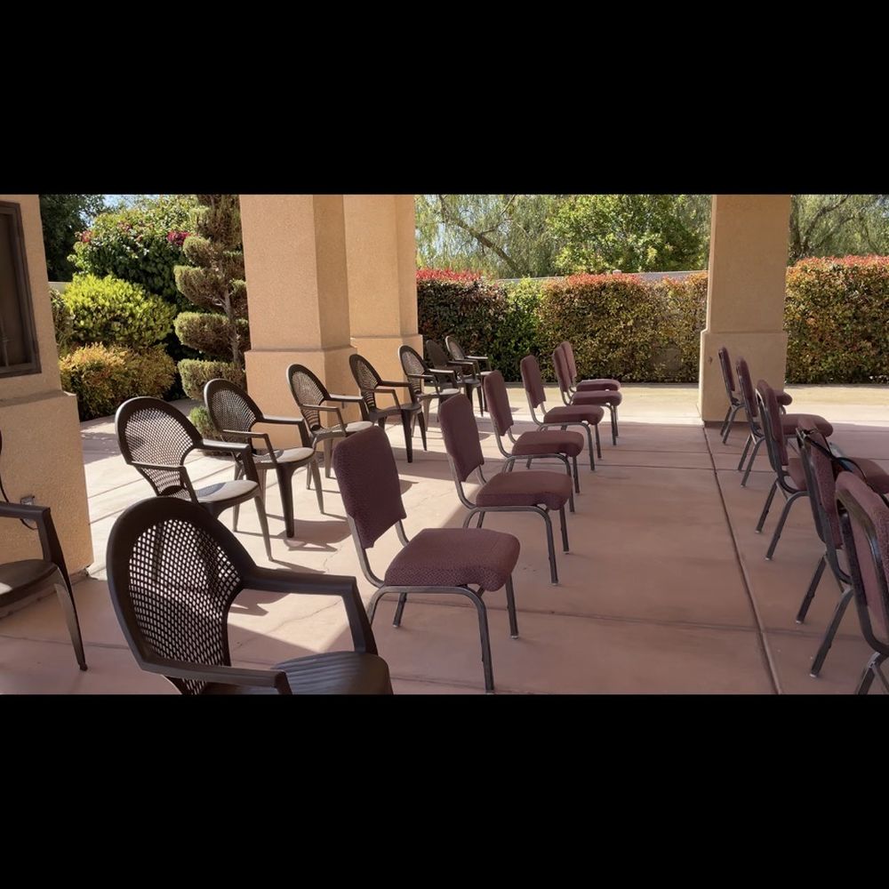 Tradition Cremation Center - Chairs in pavilion - Funeral Services & Cemeteries Near Me - San Bernardino, California