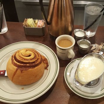 Ted's Bulletin 14th - Huge, freshly baked cinnabon ! Four people can split this. Very tasty ! Adding pecans would make it perfect !! - Breakfast & Brunch Near Me - Washington, DC, District of Columbia Ted's Bulletin 14th - Huge, freshly baked cinnabon ! Four people can split this. Very tasty ! Adding pecans would make it perfect !! - Breakfast & Brunch Near Me - Washington, DC, District of Columbia